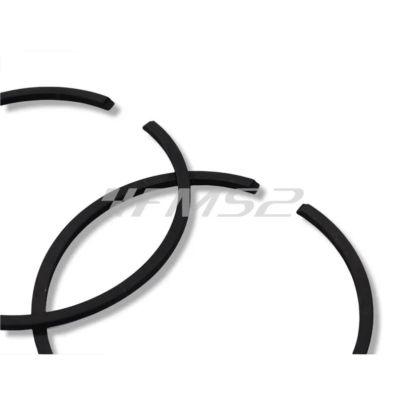 Pistone meteor completo di fasce elastiche, spinotto e seeger da abbinare al gruppo termico DR vespa 6 travasi con diametro 48,0 mm per Piaggio Vespa 50, Ape 50, PK50, ricambio PC1186100