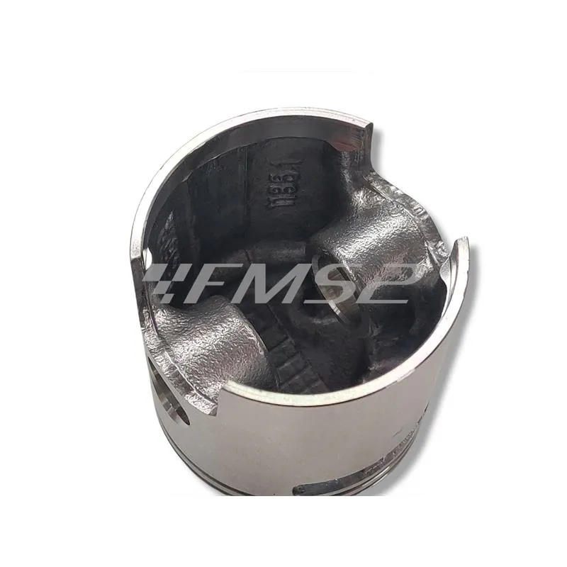 PC1186120 Pistone meteor completo di fasce elastiche, spinotto e seeger da abbinare al gruppo termico DR vespa 6 travasi con diametro 48,2 mm per Piaggio Vespa 50, Ape 50, PK50