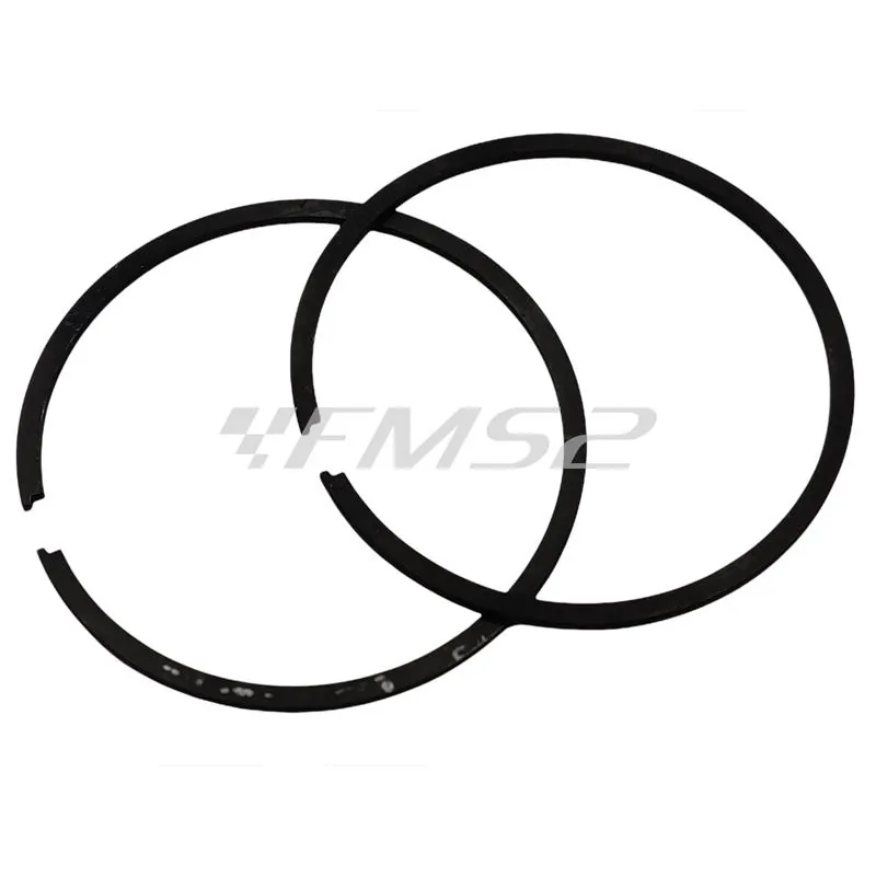 PC1249000 Pistone meteor completo di fasce elastiche, spinotto e seeger da abbinare al gruppo termico POLINI 130 cc luce bassa con diametro 57,0 mm per Piaggio Vespa 125 primavera, 125 ET3, PK125