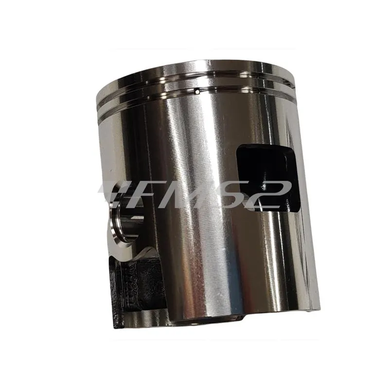 PC1249000 Pistone meteor completo di fasce elastiche, spinotto e seeger da abbinare al gruppo termico POLINI 130 cc luce bassa con diametro 57,0 mm per Piaggio Vespa 125 primavera, 125 ET3, PK125