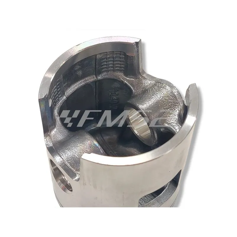 PC1249080 Pistone meteor completo di fasce elastiche, spinotto e seeger da abbinare al gruppo termico POLINI 130 cc luce bassa con diametro 57,8 mm per Piaggio Vespa 125 primavera, 125 ET3, PK125