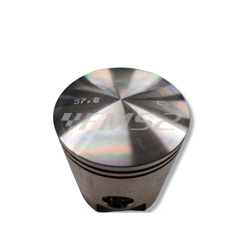 Pistone meteor completo di fasce elastiche, spinotto e seeger da abbinare al gruppo termico POLINI 130 cc luce bassa con diametro 57,8 mm per Piaggio Vespa 125 primavera, 125 ET3, PK125, ricambio PC1249080