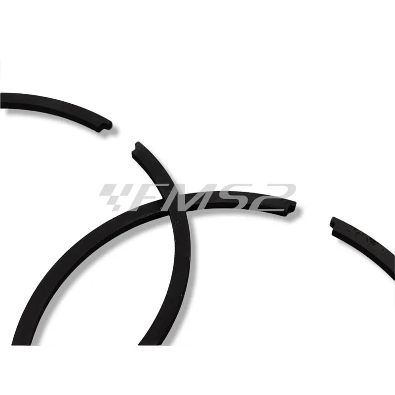 PC1249080 Pistone meteor completo di fasce elastiche, spinotto e seeger da abbinare al gruppo termico POLINI 130 cc luce bassa con diametro 57,8 mm per Piaggio Vespa 125 primavera, 125 ET3, PK125
