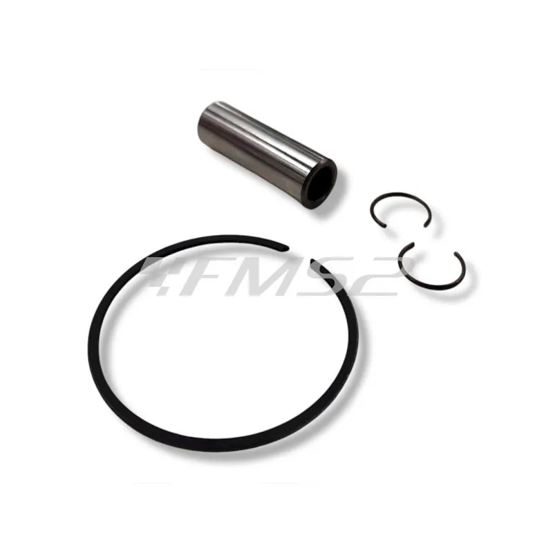 Pistone Meteor completo per gruppi termici Athena sporting con cielo bombato, diametro 47,6 mm, selezione C e spinotto da 12 mm per scooter con motore Piaggio aria e liquido e Minarelli, ricambio PC1619C