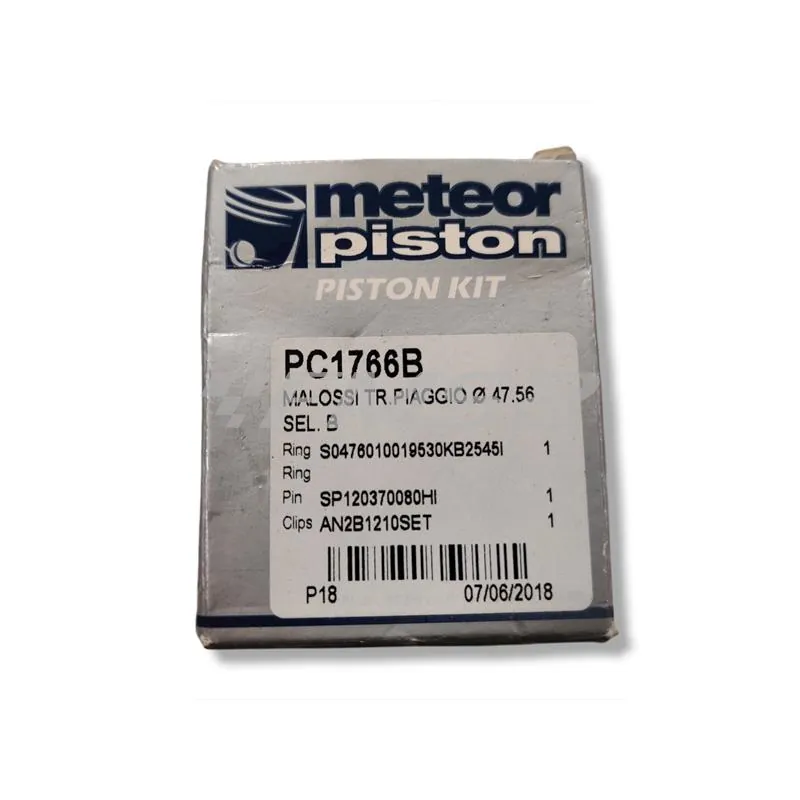PC1766B Pistone polini evo 47,6 mm spin.12 monof
