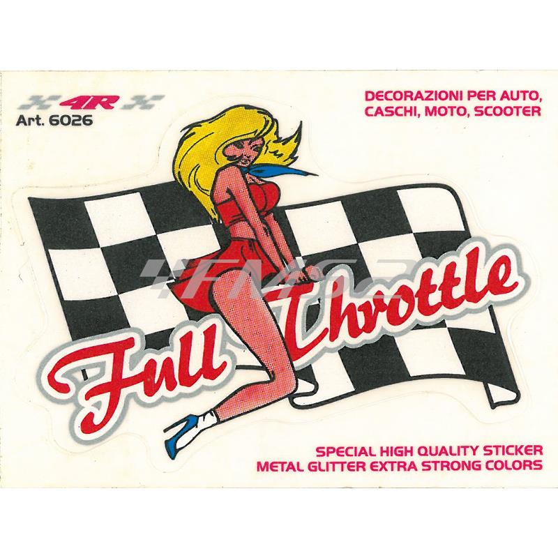 Adesivo donna full throttle, ricambio 6026