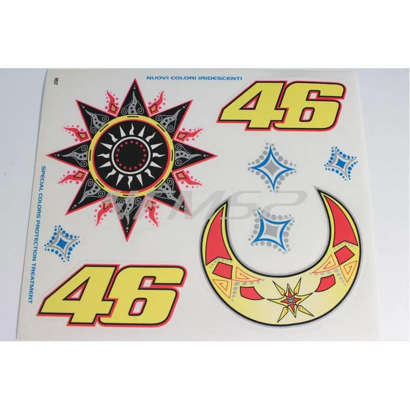 Adesivo sole luna tribale, ricambio 907