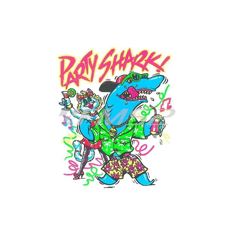 Adesivo party shark, ricambio ADE002
