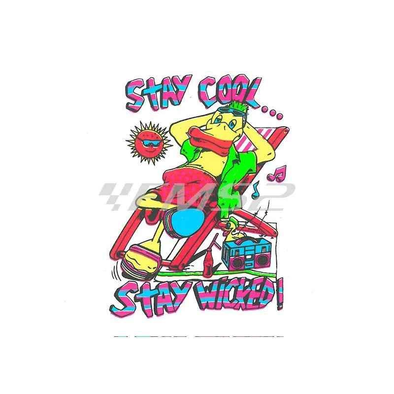 Adesivo stay cool...stay wicked!, ricambio ADE008