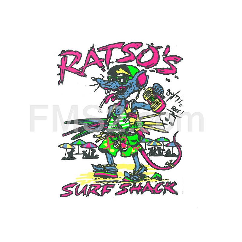 Adesivo ratso's surf shack, ricambio ADE014