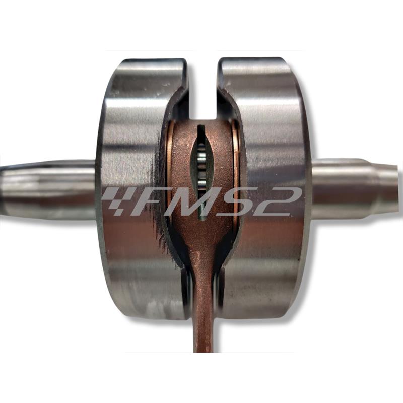 Albero motore Athena racing corsa standard, spinotto 12 mm per Derbi Senda 50, ricambio 081015