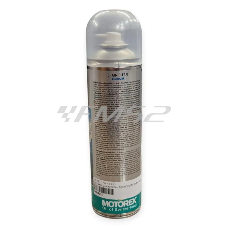 M302274 Pulitore sgrassante catena Motorex - bomboletta spray da 500 ml