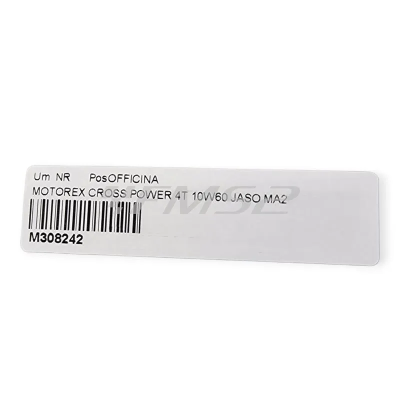 M308242 Olio motore Motorex Cross Power 4 tempi 10W-60 JASO MA2, API SP/SN/SM - flacone da 1 litro