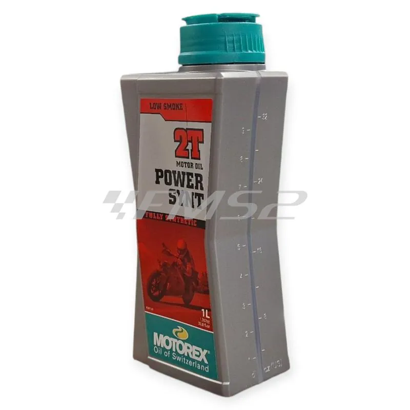 M308248 Olio miscela Motorex Power Synt 100% sintetico 2 tempi flacone da 1 litro - adatto anche alla miscelazione automatica