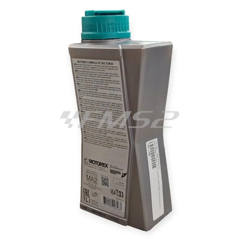 M311065 Olio motore Motorex Formula 4 tempi 10W-50 JASO MA2, API SL/SJ/SH/SG - flacone da 1 litro