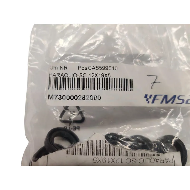 M730000262000 Paraolio Athena in gomma modello e misura SC 12x19x5 mm