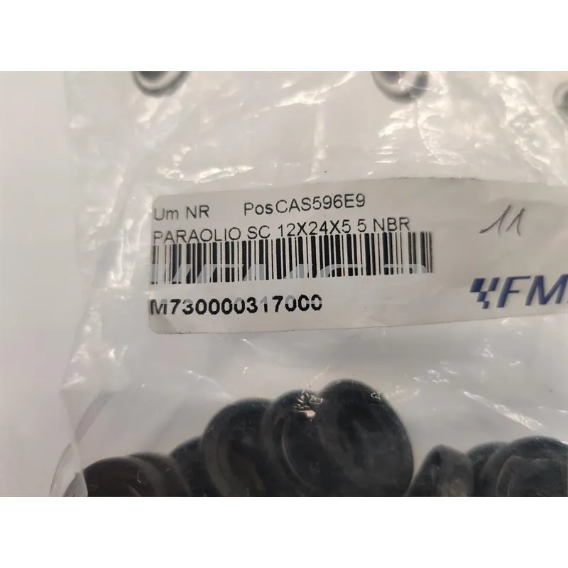 Paraolio Athena in gomma NBR modello e misura SC 12x24x5,5 mm, ricambio M730000317000