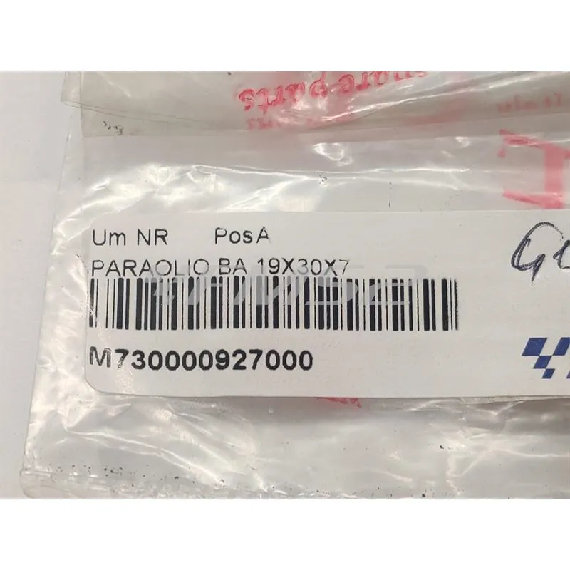 Paraolio Athena in gomma modello e misura BA 19x30x7 mm, ricambio M730000927000