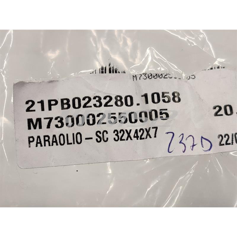 Paraolio Athena in gomma modello e misura SC 32x42x7 mm, ricambio M730002550005