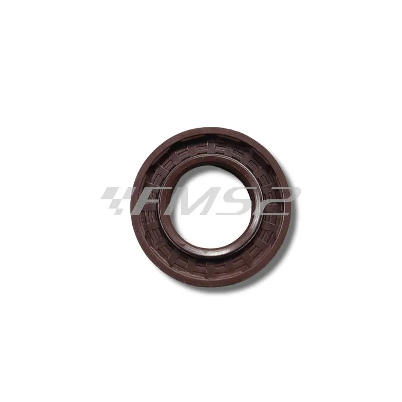 M730701070011 Paraolio albero motore Athena in Viton marrone a doppia tenuta modello DCY con dimensioni 20x35x7 mm per motori Derbi D50B