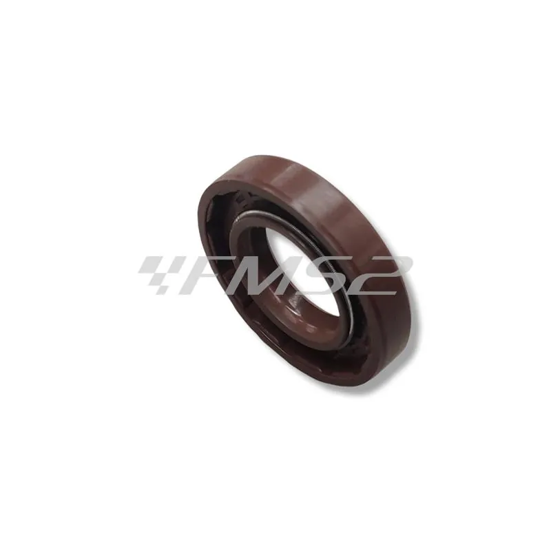 M730701070011 Paraolio albero motore Athena in Viton marrone a doppia tenuta modello DCY con dimensioni 20x35x7 mm per motori Derbi D50B