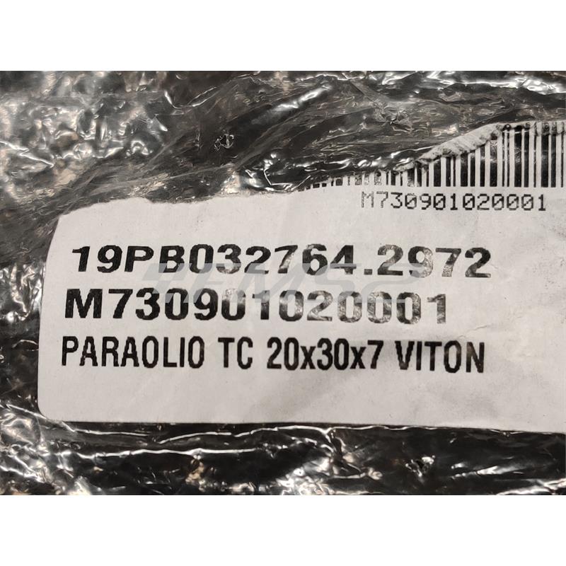 Paraolio Athena modello TC e misura 20x30x7 mm in viton marrone, ricambio M730901020001 