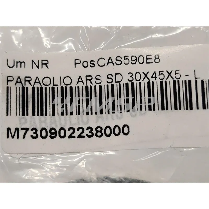 M730902238000 Paraolio Athena in gomma modello ARS e misura SD 30x45x5 mm