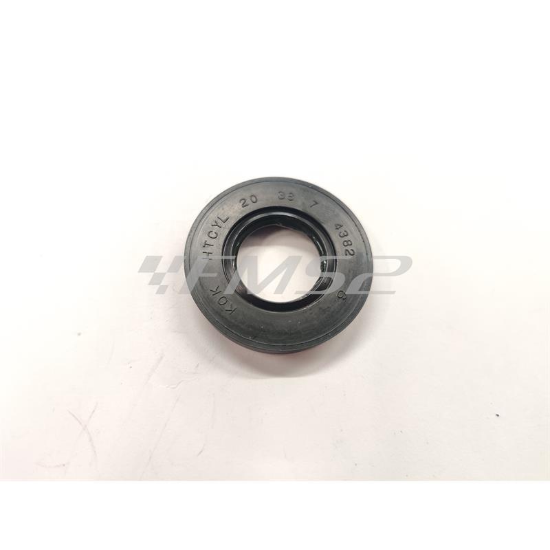Paraolio Athena in gomma modello HTCYL e misura 20x38x7 mm, ricambio M733801098010