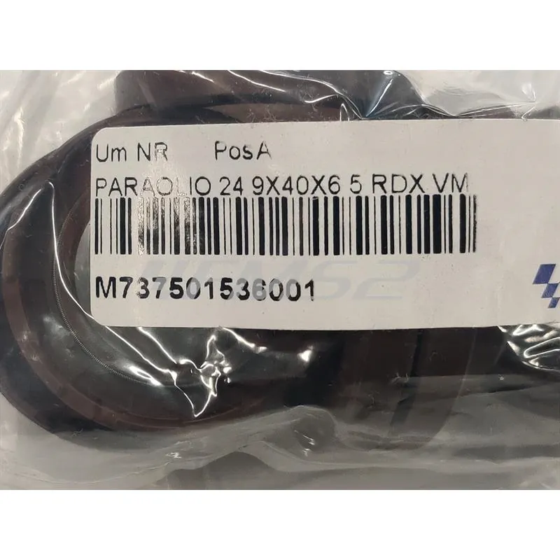 Paraolio Athena in gomma modello VM e misura RDX 24,9x40x6,5 mm, ricambio M737501536001