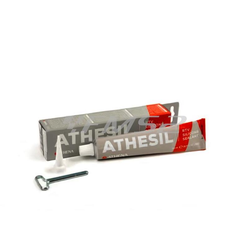 Tubetto pasta grigia Athena Athesil per assemblaggio carter motori in confezione da 80 gr, ricambio M813002000001