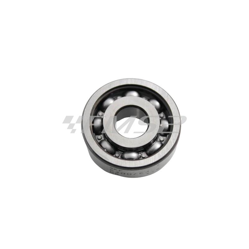 Cuscinetto SKF 6200 senz aschermatura distribuito da athena per alberino quadruplo motore Vespa 50 - 125 Primavera - 125 ET3 - Ape 50 -, ricambio MS100300900AA