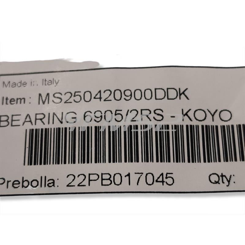 Bearing 6905/2rs - koyo, ricambio MS250420900DDK