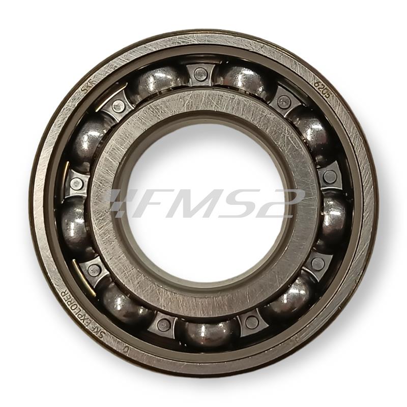 Cuscinetto Bearing SKF misura 6205 senza gioco e aperto da entrambi i lati (ATHENA), ricambio MS250520150AA