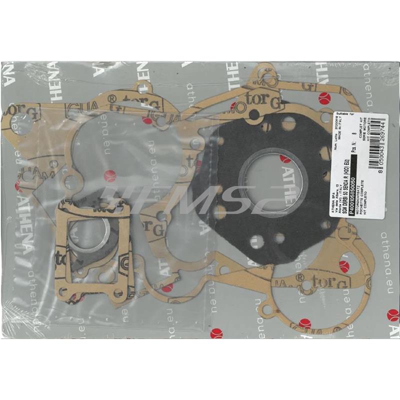 Guarnizioni motore kit  Athena per ciclomotore derbi 50 senda euro 0 e 1con testa monopezzo, ricambio P400105850050