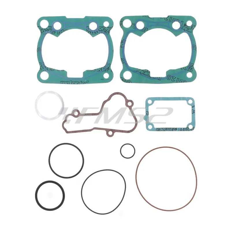 Serie guarnizioni smeriglio Athena per maxi moto Husqvarna CR e WR 125 cc 2 tempi prodotte dal 1997 al 2014, ricambio P400220600128