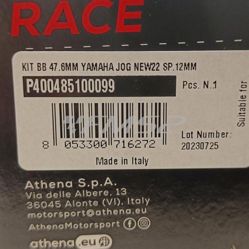 Kit bb 47.6mm yamaha jog new22 sp.12mm, ricambio P400485100099