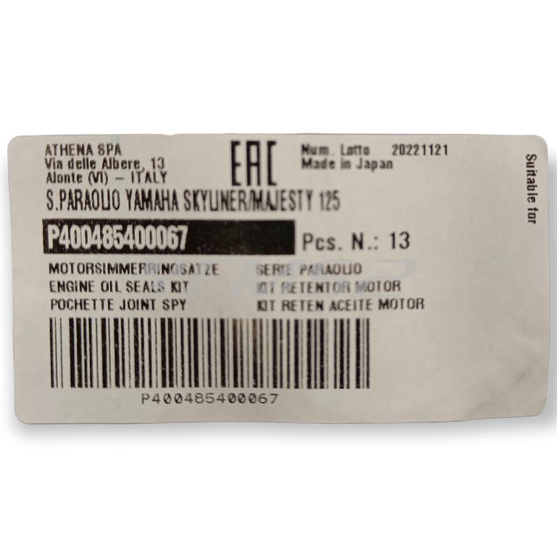 S.paraolio yamaha skyliner/majesty 125, ricambio P400485400067