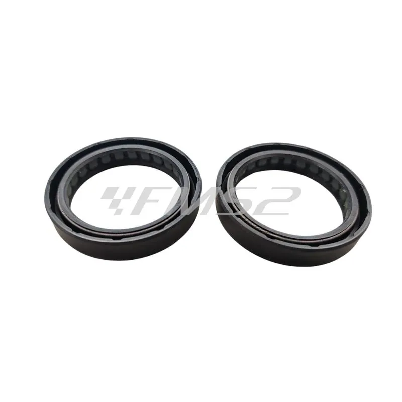 Serie paraolio forcella Athena modello NOK MGR-RSA con misura 45x58x11 mm montati su moto e maxi moto BMW, GAS GAS, HUSQVARNA, MOTO GUZZI, ricambio P40FORK455085