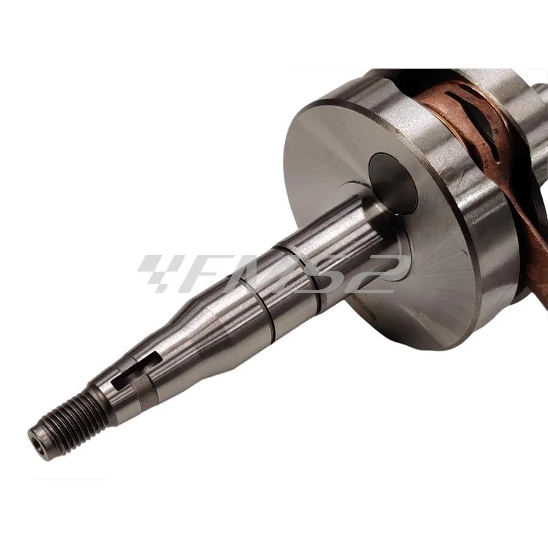 S410130320006 Albero motore Athena racing spalle piene corsa 39,2 mm biella 80 mm e spinotto da 12 mm per scooter con motore Minarelli verticale Mbk Booster spirit, Yamaha Bw's