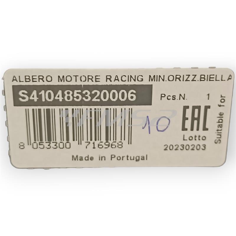 Albero motore Athena racing spalle piene spinotto 10 mm corsa 39,3 biella 80 mm per scooter Minarelli orizzontale aria e liquido, ricambio S410485320006