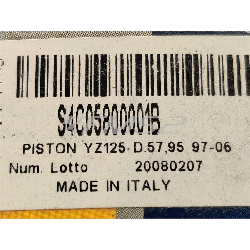 Pistone yz125 diametro 57.95 97-06 Athena, ricambio S4C05800001B