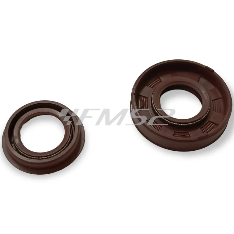 040900A Serie paraoli in viton marrone per revisione albero motore scooter motore Minarelli verticale ed orizzontale aria e liquido (TNT)