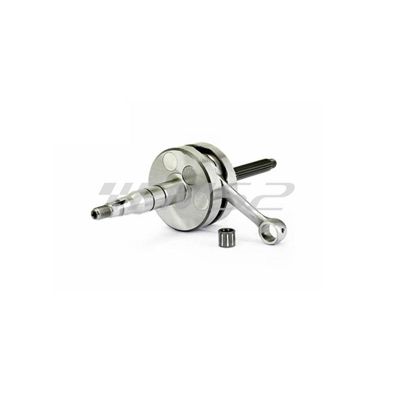 Albero motore Carenzi spalle piene spinotto 10 mm e corsa standard 39,2 mm per scooter con motore Minarelli orizzontale aria e liquido (TNT), ricambio 090931A