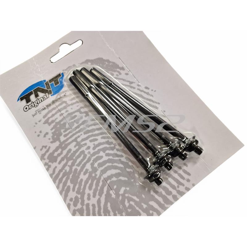 Kit prigionieri cilindro TNT Minarelli verticale e Piaggio m6, ricambio 093095