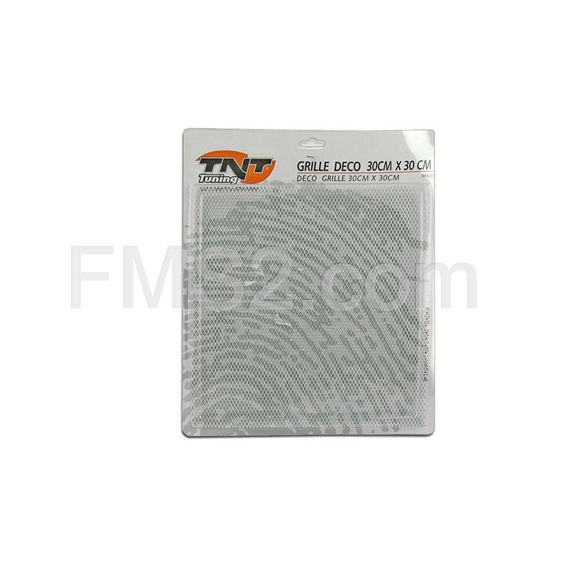 Griglia anodizzata TNT di colore bianco dimensione  30 per 30 cm, ricambio 093583