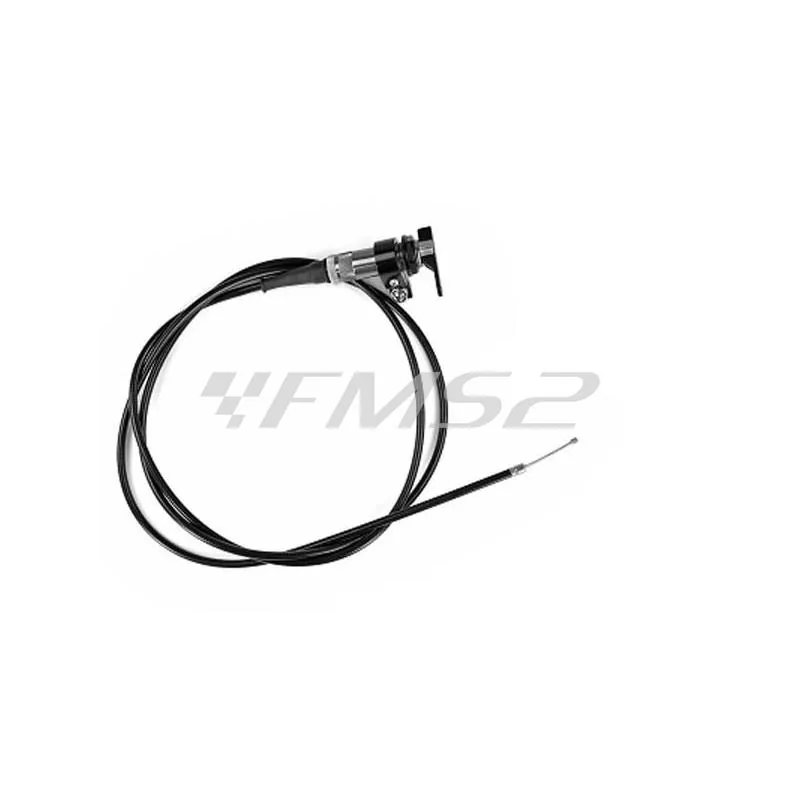 Comando starter aria manuale a cavo con lunghezza serpentina 150 cm, ricambio 110400B