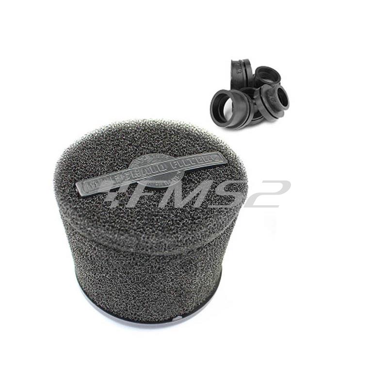Filtro aria marchald power filter nero l, ricambio 114222B