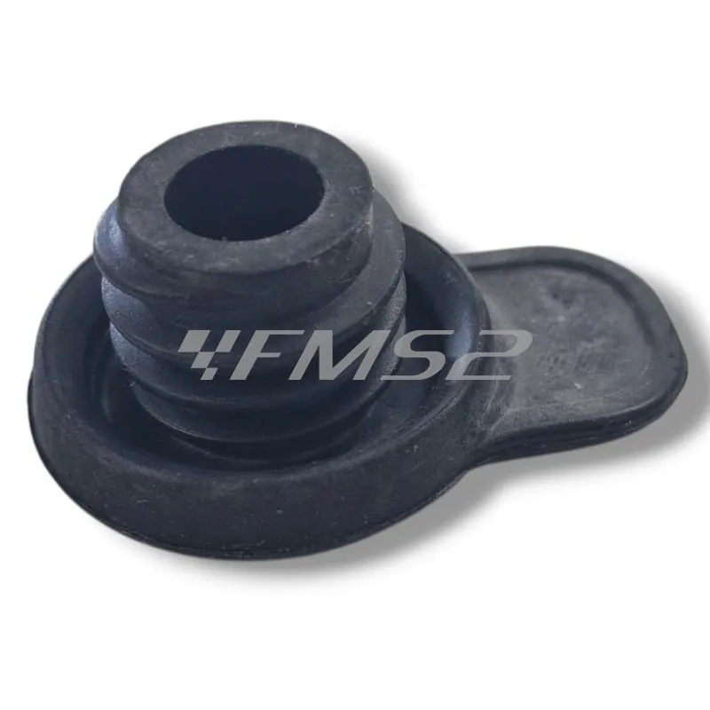 Tappo in gomma nera per serbatoio olio miscela tipo originale Yamaha per scooter con motore Minarelli aria e liquido verticali e orizzontali aria e liquido, ricambio 171200A