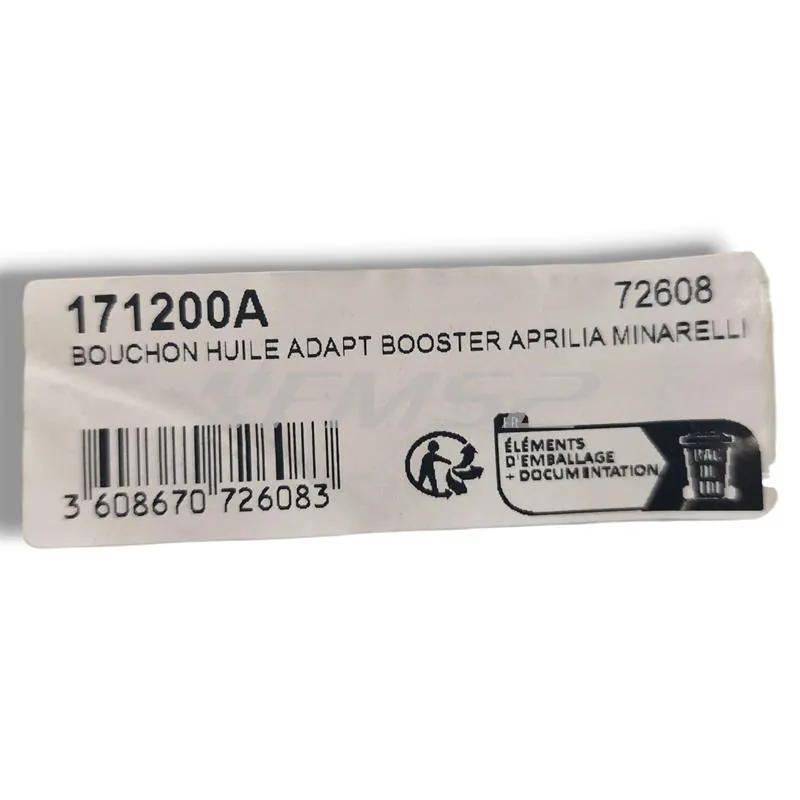 Tappo in gomma nera per serbatoio olio miscela tipo originale Yamaha per scooter con motore Minarelli aria e liquido verticali e orizzontali aria e liquido, ricambio 171200A