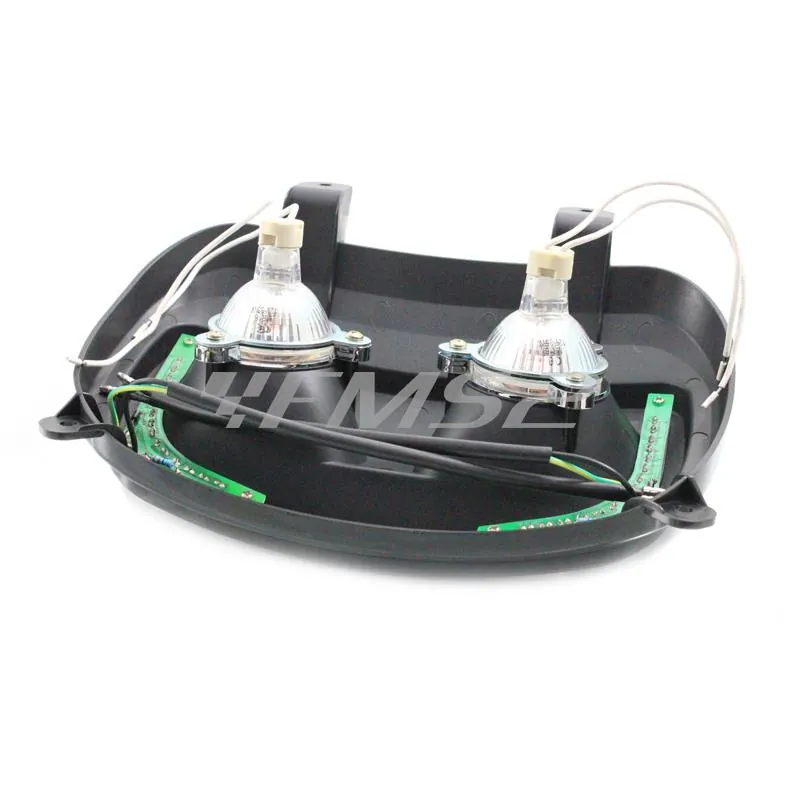 201306A Fanale anteriore con 2 fari alogeni e 2 file di luci led colore azzurro, per BW'S dal 2004 in poi